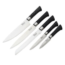 Load image into Gallery viewer, Bass 5 piece Kinife Set (Black)
