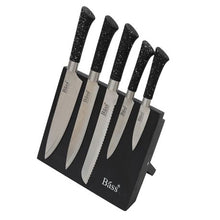 Load image into Gallery viewer, Bass 5 piece Kinife Set (Black)
