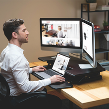 Load image into Gallery viewer, X-COVE Sit-Stand Standing Desk Converter
