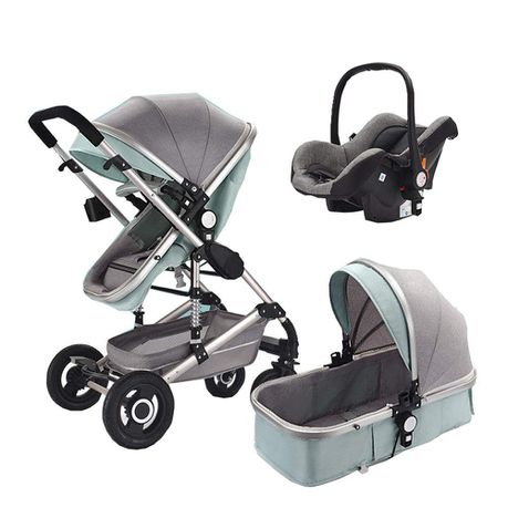 Baby stroller 3 in 1 newborn baby carriage - Gree Buy Online in Zimbabwe thedailysale.shop