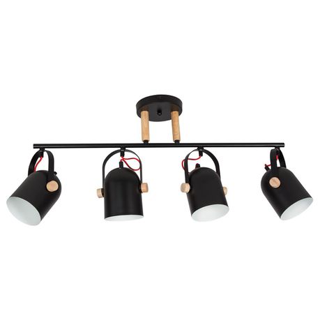 Black Iron and Wood Ceiling Fitting Buy Online in Zimbabwe thedailysale.shop
