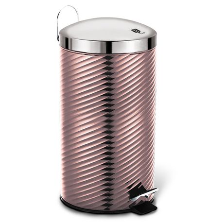 Berlinger Haus 7 Litre Stainless Steel Premium Pedal Bin - i-Rose Edition