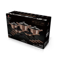 Load image into Gallery viewer, Berlinger Haus 17-Piece Marble Coating Cookware Set - Rose Gold Edition
