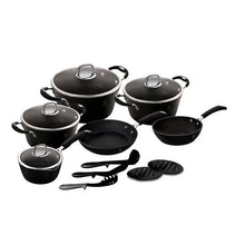 Load image into Gallery viewer, Berlinger Haus 15 Piece Oven Safe Cookware Set - Black Professional Line

