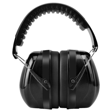 Adjustable Noise Reduction Safety Ear Muffs - Black & Black Buy Online in Zimbabwe thedailysale.shop