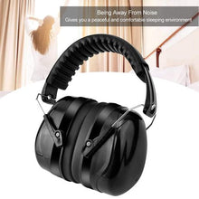 Load image into Gallery viewer, Adjustable Noise Reduction Safety Ear Muffs - Black &amp; Black
