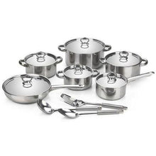 Load image into Gallery viewer, Optic Stainless Steel Cookware Set-15 Piece
