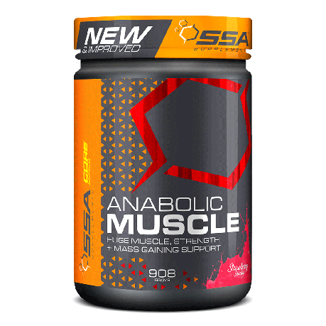 SSA Anabolic Muscle Stack - 908g Strawberry Sundae Buy Online in Zimbabwe thedailysale.shop