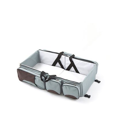 Multi-function Portable Travel Bed - Grey Buy Online in Zimbabwe thedailysale.shop