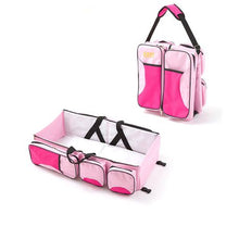 Load image into Gallery viewer, Multi-function Portable Travel Bed - Pink

