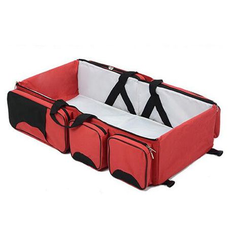 Multi-function Portable Travel Bed - Red