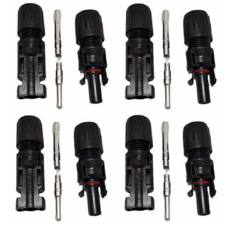 1-to-1 MC4 Connector (4 Pairs)