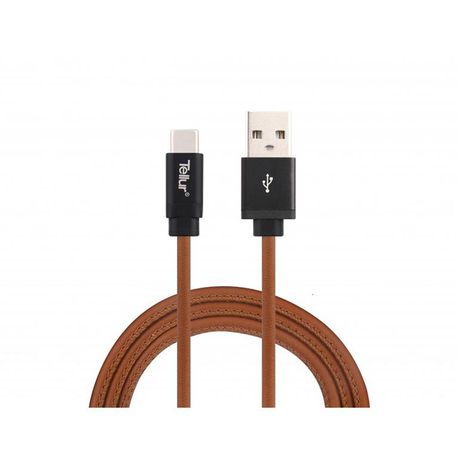 Tellur Data Cable USB Type-C - Brown Buy Online in Zimbabwe thedailysale.shop