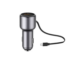 Load image into Gallery viewer, Tellur Car Charger CCY2 Integrated Type-C Cable 3.1A Grey
