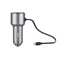 Load image into Gallery viewer, Tellur Car Charger CCY2 Integrated Type-C Cable 3.1A Grey
