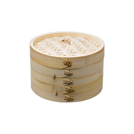 Regent Oriental Bamboo Steamer 2 Tier with Lid Buy Online in Zimbabwe thedailysale.shop