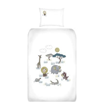 Load image into Gallery viewer, Babes &amp; Kids - African Safari Cot Duvet Set -Egyptian Cotton
