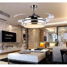 Load image into Gallery viewer, Mr Universal Lighting - Retractable Ceiling Fan DBL ALUM

