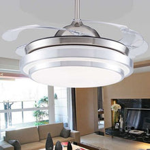 Load image into Gallery viewer, Mr Universal Lighting - Retractable Ceiling Fan DBL ALUM
