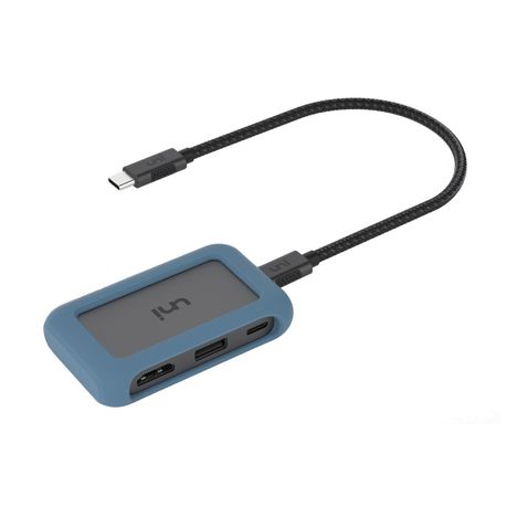 Uni USB C Hub, 6 in 1 USB C Adapter, 4K HDMI, SD Card Reader, USB 3.0 Port