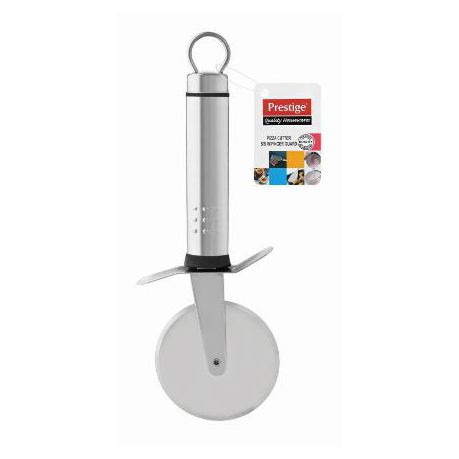 Prestige - Stainless Steel Pizza Cutter with Finger Guard - Silver