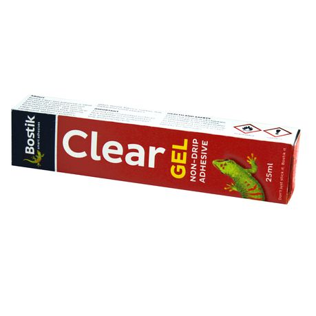 Bostik Clear Gel Adhesive - 25ml Box Buy Online in Zimbabwe thedailysale.shop