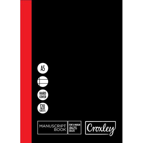Croxley JD6235 128 Page A5 F&M Manuscript Book (10 Pack) Buy Online in Zimbabwe thedailysale.shop