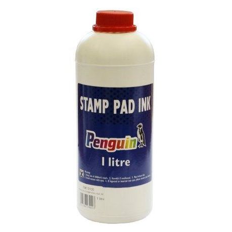 Penguin Ink Stamp Pad - Red (1 Litre) Buy Online in Zimbabwe thedailysale.shop