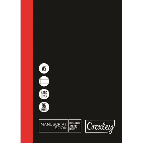 Croxley JD6245 96 Page A5 F&M Manuscript Book (10 Pack) Buy Online in Zimbabwe thedailysale.shop