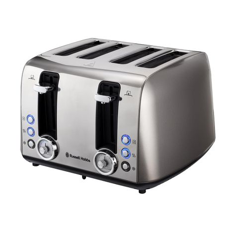 Russell Hobbs - Vintage 4-Slice Toaster - Grey Buy Online in Zimbabwe thedailysale.shop