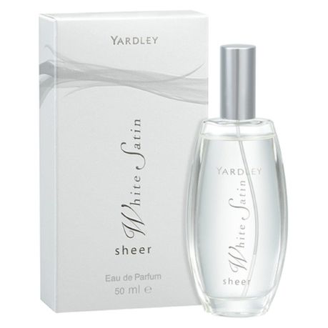 Yardley White Satin Sheer Eau De Parfum 50ml For Women