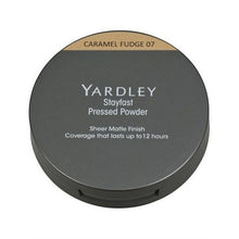 Load image into Gallery viewer, Yardley Stayfast Pressed Powder Caramel Fudge 07 Medium

