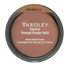 Load image into Gallery viewer, Yardley Stayfast Pressed Powder Chestnut Refill
