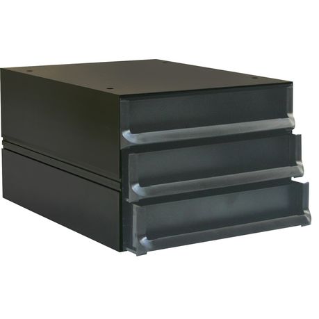 Bantex Texo Modular 3 Drawer Storage System - Black Buy Online in Zimbabwe thedailysale.shop