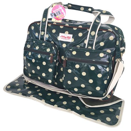 Notting Hill Two Pocket Nappy Bag - Dots Buy Online in Zimbabwe thedailysale.shop