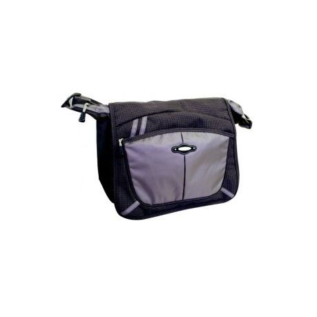 Tosca Shoulder Sling Bag with Laptop Sleeve 15- Black & Grey Buy Online in Zimbabwe thedailysale.shop