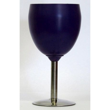 LeisureQuip - Stainless Steel Wine Goblet - Purple Buy Online in Zimbabwe thedailysale.shop