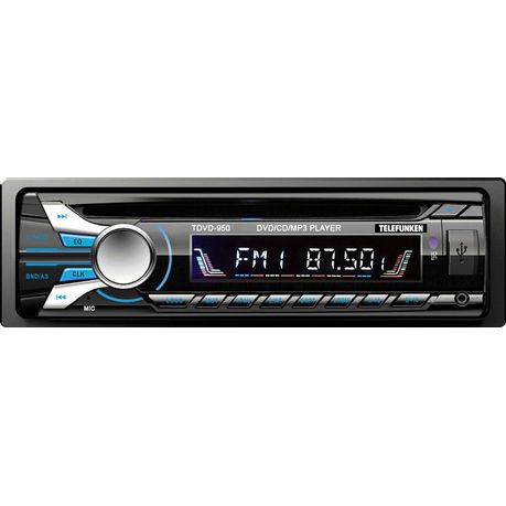 Telefunken TDVD-950 Detachable Car Bluetooth DVD Frontloader