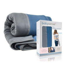 Load image into Gallery viewer, Baby Wrap Carrier - Blue &amp; Grey
