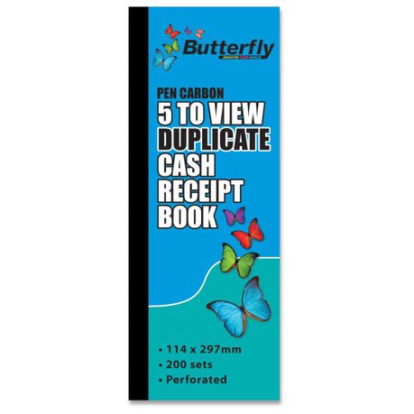 Butterfly Cash Receipt Book Buy Online in Zimbabwe thedailysale.shop