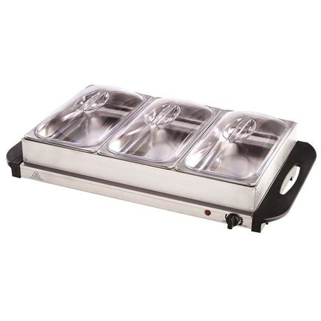 Salton - 3 Dish Buffet Server inch Hot Tray