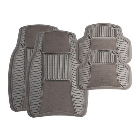 Stingray - 4 Piece Mat Set - Grey Buy Online in Zimbabwe thedailysale.shop