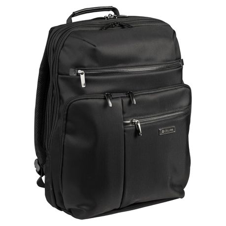 Cellini Epiq Double Pocket Slimline Backpack With Digital Organiser - Black Buy Online in Zimbabwe thedailysale.shop