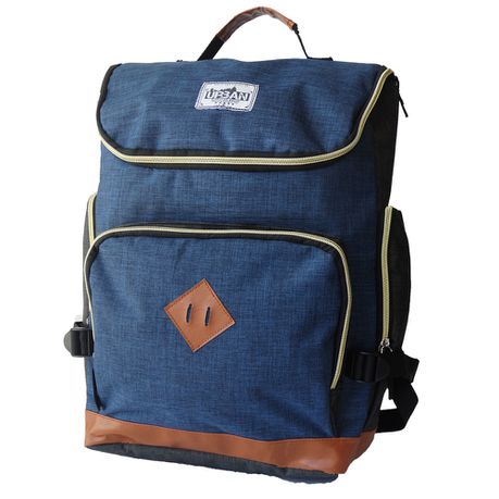 Eco Urban Trendy Backpack With Laptop Sleeve With Hook & Loop - Navy Buy Online in Zimbabwe thedailysale.shop