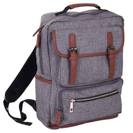 Marco Estate Laptop Backpack - Grey/Brown Buy Online in Zimbabwe thedailysale.shop