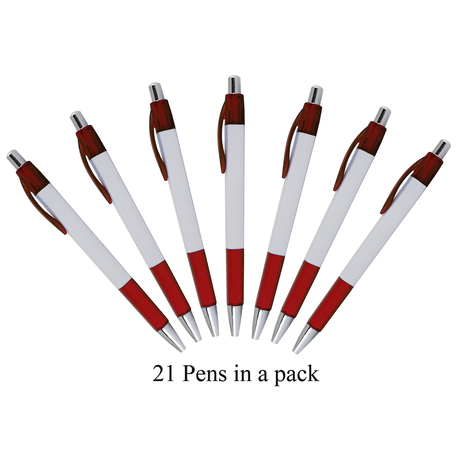 21 Quattro Pens in a Pack. with Black German Ink - Red Buy Online in Zimbabwe thedailysale.shop