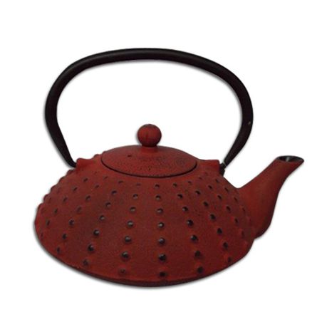 Regent - Cast Iron Chinese Teapot - Terracotta with Dots - 800ml Buy Online in Zimbabwe thedailysale.shop