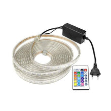 Load image into Gallery viewer, 100m Remote Control Waterproof RGB Led Strip 220V SMD Outdoor Lights
