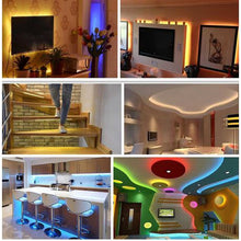 Load image into Gallery viewer, 100m Remote Control Waterproof RGB Led Strip 220V SMD Outdoor Lights
