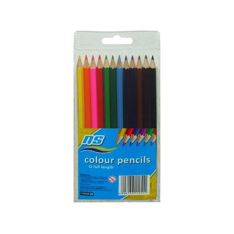 NS Colour Pencils - 12's Full Length Buy Online in Zimbabwe thedailysale.shop